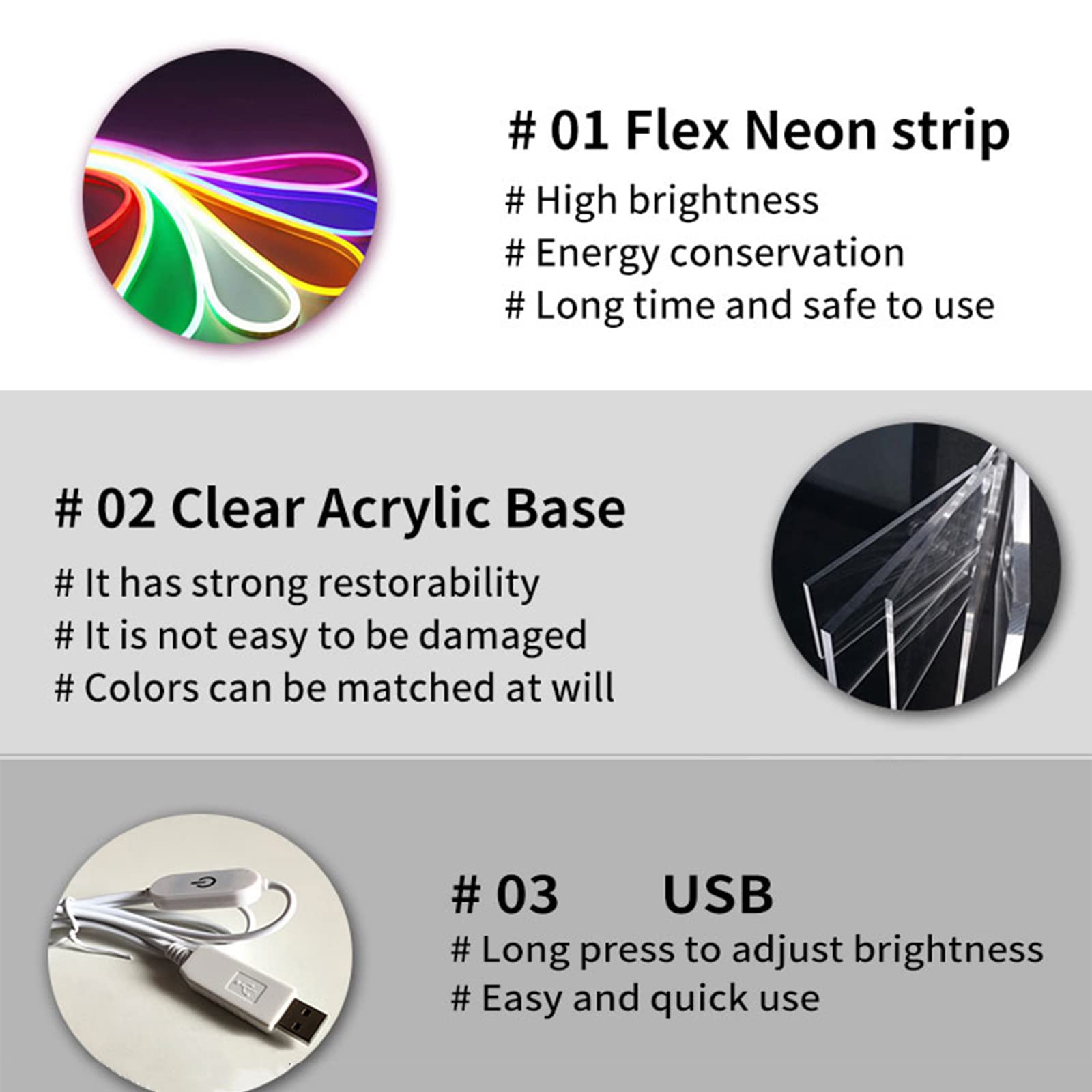 Letrero de luz de neón LED, Letrero de neón de barbería Personalizado, decoración de Ambiente, Luces de neón LED USB, Letrero luminiscente para Colgar en la Pared, 42X20cm