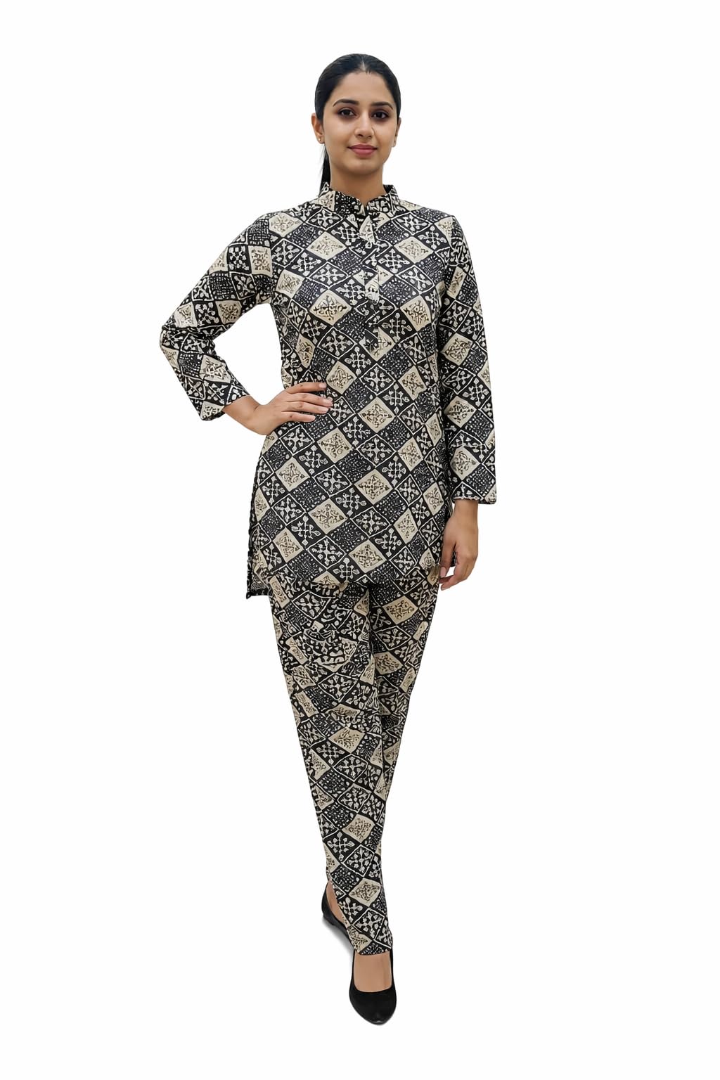 Women Multicolor Printed Co-Ord Set | Stylish Kurta & Pant Set | Casual Office Wear | Soft Fabric | Trendy Ethnic Co-Ord Outfit for women-picture-14