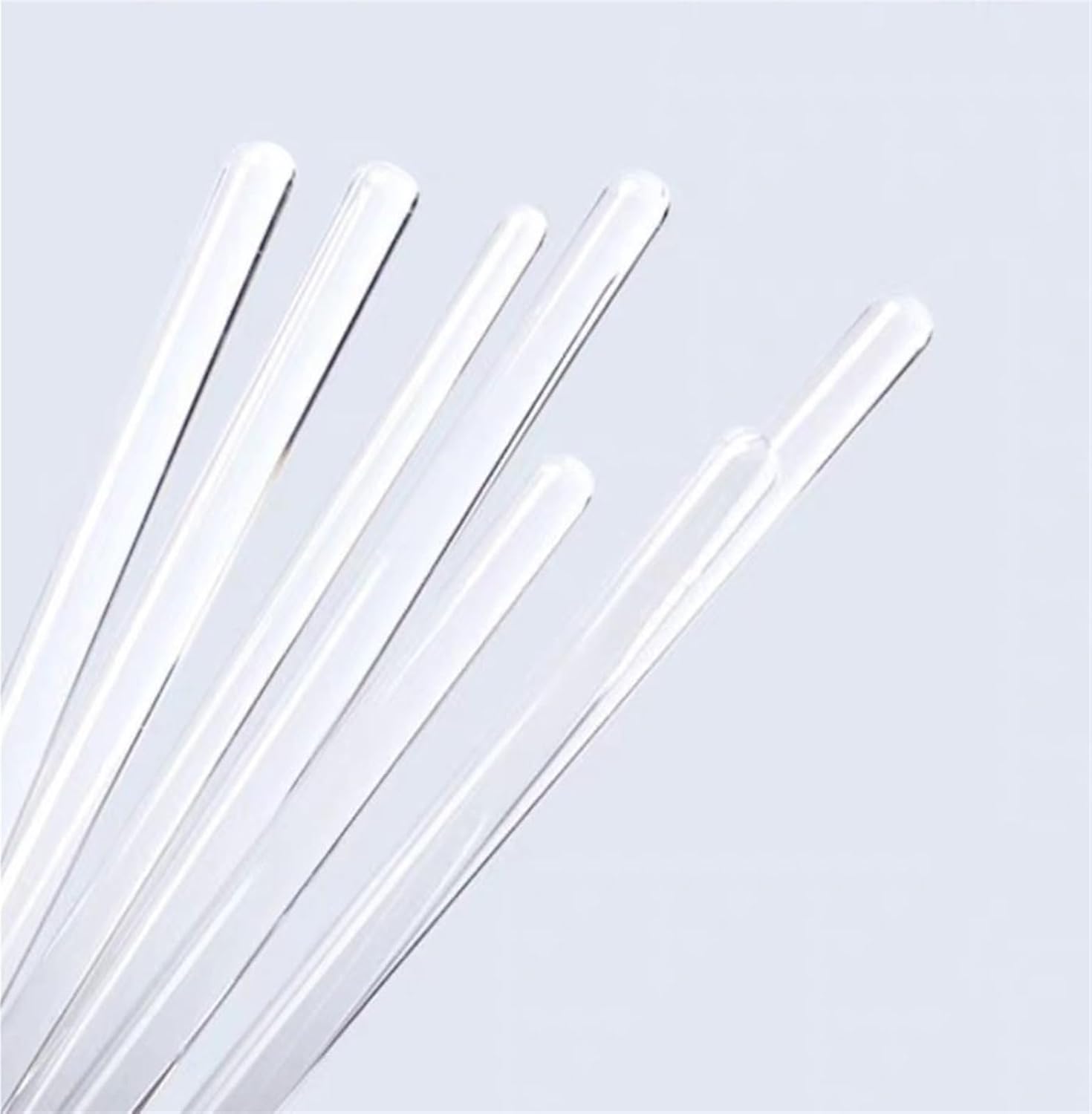 Acrylic Pipe Rigid 12pcs Transparent Glass Rods Borosilicate Diversion Bar Laboratory Beaker Stirring Rod for Drinks and Cocktails(0.2x10inch)