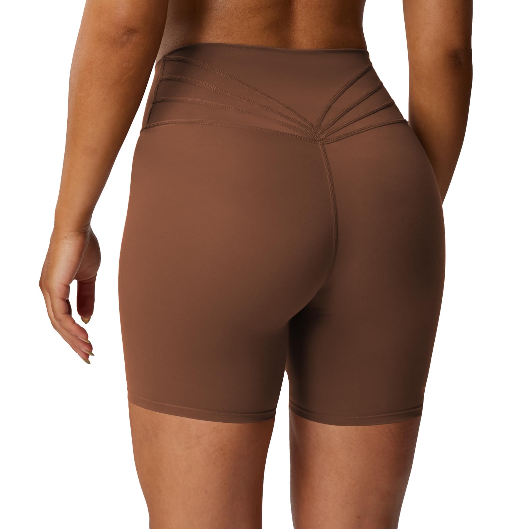 Aoxjox Trinity High-Waist Biker Shorts 6"