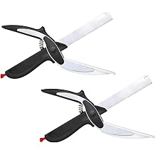 Clever Cutter 2-in-1 Knife and Cutting Board Scissors 2 Pack