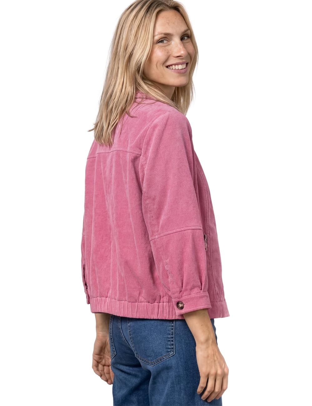 Street One 3/4 Arm Cordjacke mit Hemdkragen