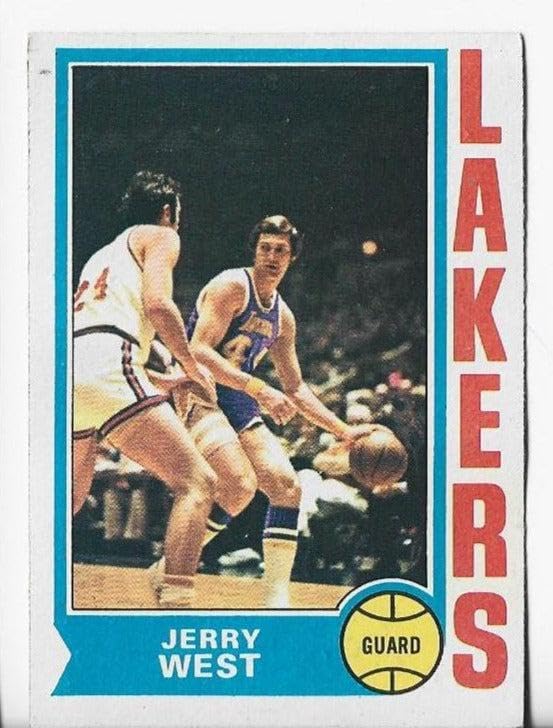 Jerry West 1975 Topps #176 Card - Unsigned Basketball Cards