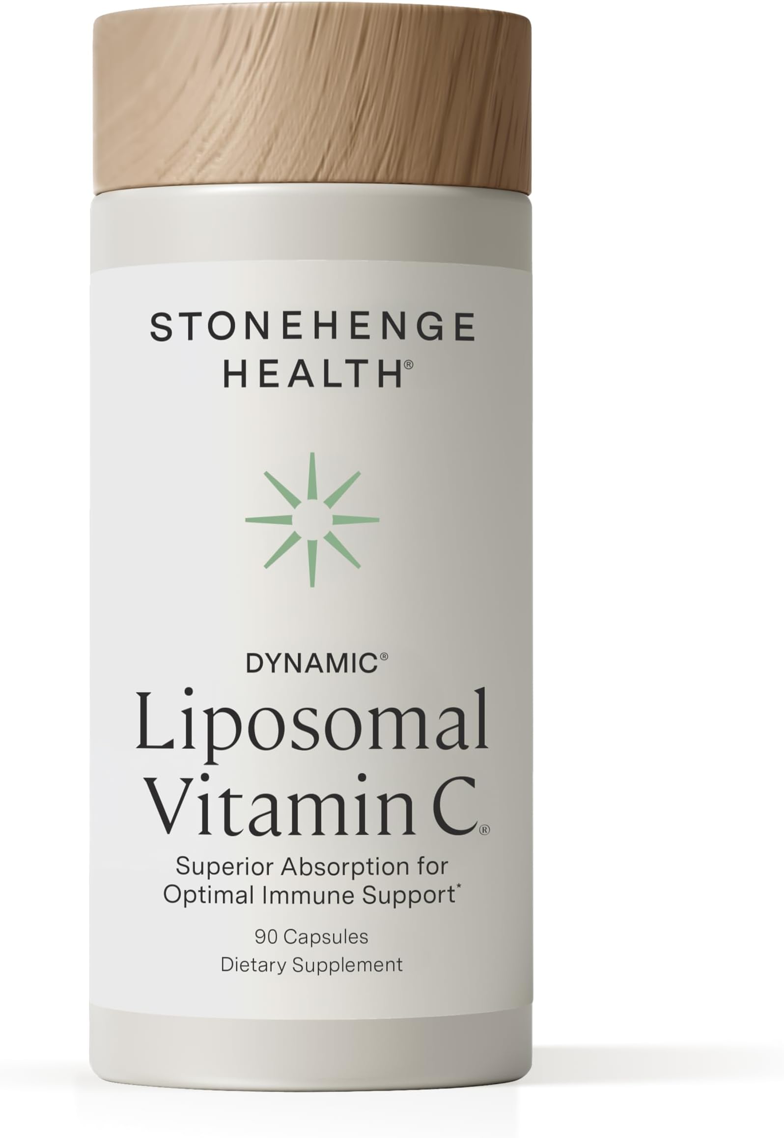 Dynamic Liposomal Vitamin C 1500mg - 90 Capsules - Advanced Formula - Phospholipids sourced from Non-GMO Sunflower, Supports Healthy Immune System, Collagen Synthesis & Brain Health