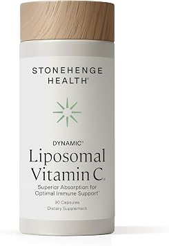 Stonehenge Health Dynamic Liposomal Vitamin C 1500mg - 90 Capsules - Advanced Formula - Phospholipids sourced from Non-GMO Sunflower, Supports Healthy Immune System, Collagen Synthesis & Brain Health