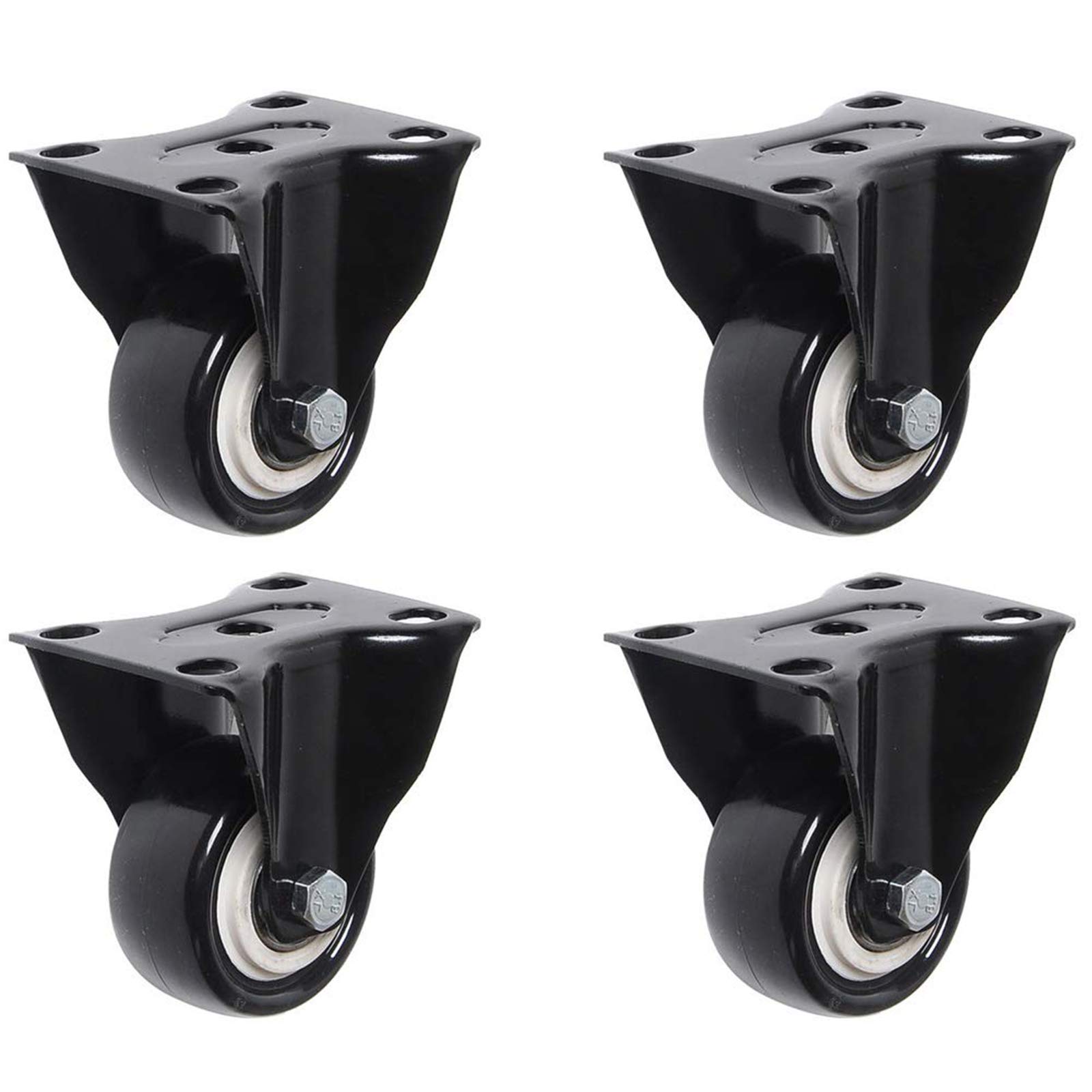 Roulettes fixes de polyuréthane de 40 mm ZHAOZHAO à haute résistance pour charge lourde