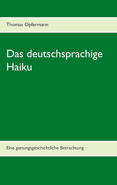 Portada de Das deutschsprachige Haiku