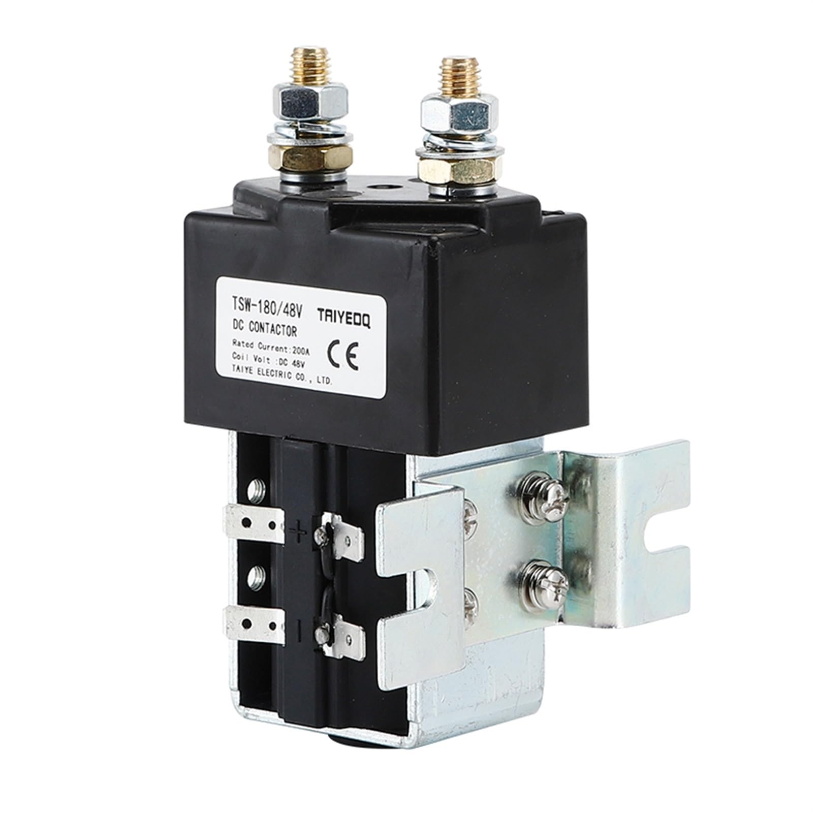 Stycznik DC SW180 CZW180 200 A Normalnie otwarty 12V 24V 36V 48V 60V 72V Zastosowanie do elektrycznych pociągów wózków widłowych do samochodów na baterie(60v 1no)
