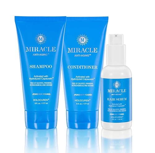 Holocuren Miracle Champú antienvejecimiento, acondicionador, suero