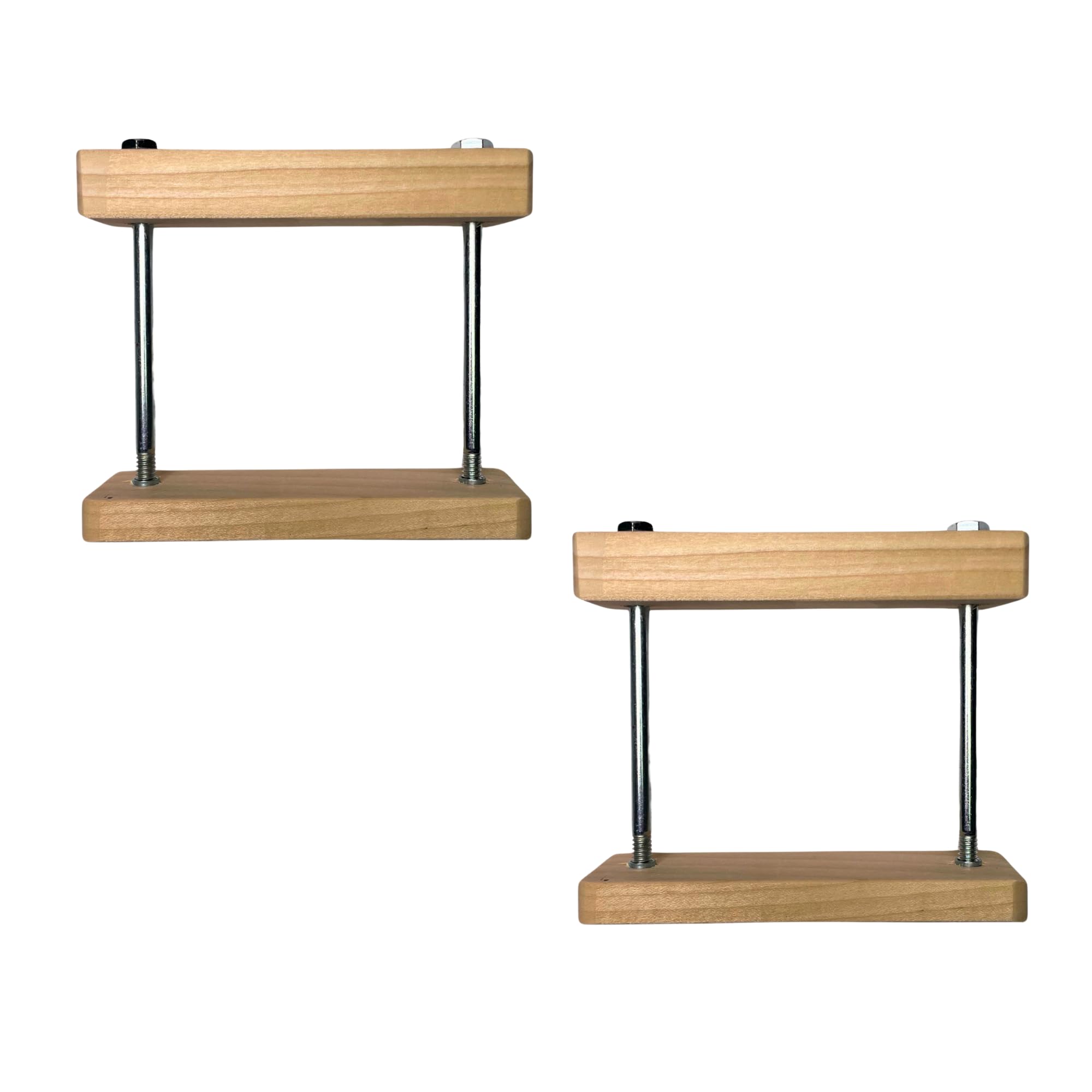 Cardinal Gates SC Square Clamp for Safety Gates - No Hole Baby Gate Banister Adapter - Wooden Baby Gate Mounting Kit - Made in the USA - 2 Pack