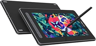 XP-PEN Drawing Tablet with Screen Artist 12 (2nd Gen) Graphics Pen Tablet 11.6" Drawing Monitor with Passive Stylus for On Screen Animation, Illustration, Sketching, Supports Windows and Mac (Black)