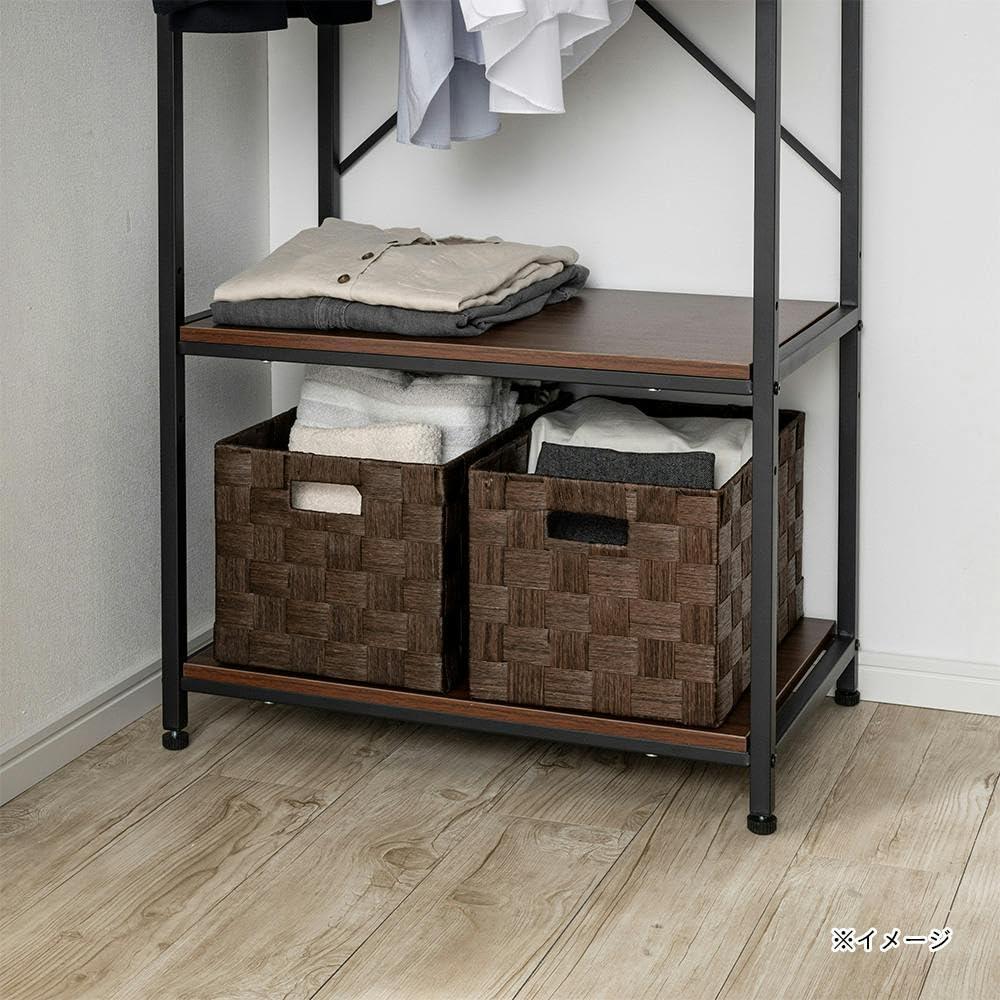 Amazon｜カインズ(CAINZ) 木製衣類ワードローブ ブラウン｜ワード