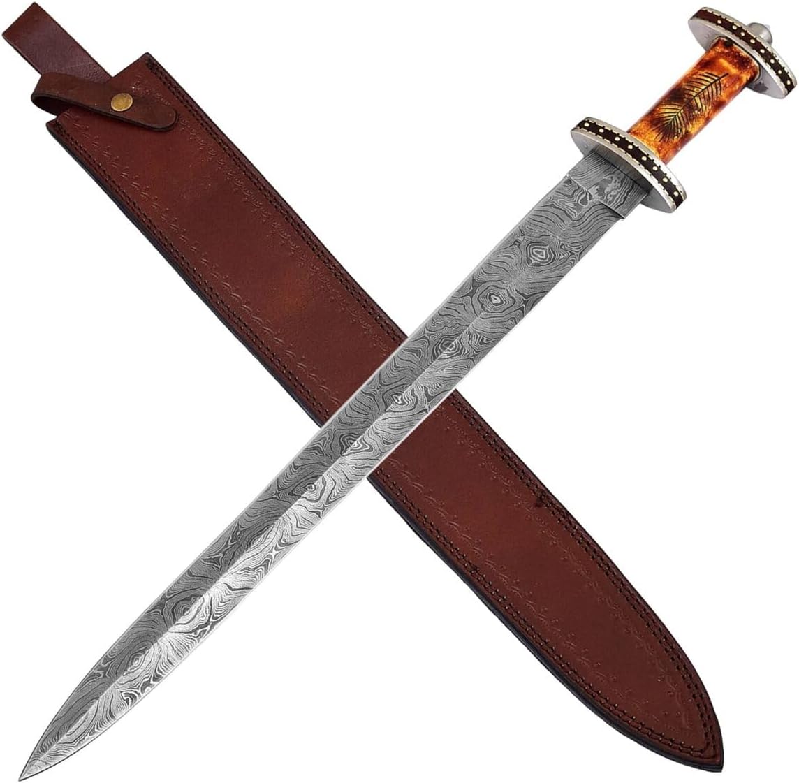 Armory Replicas - Hand Forged Damascus Steel Viking War Sword