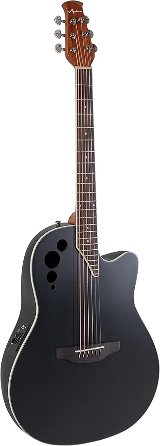 Applause e chitarra acustica elite ae44 mid cutaway nero satinato AB24-5S