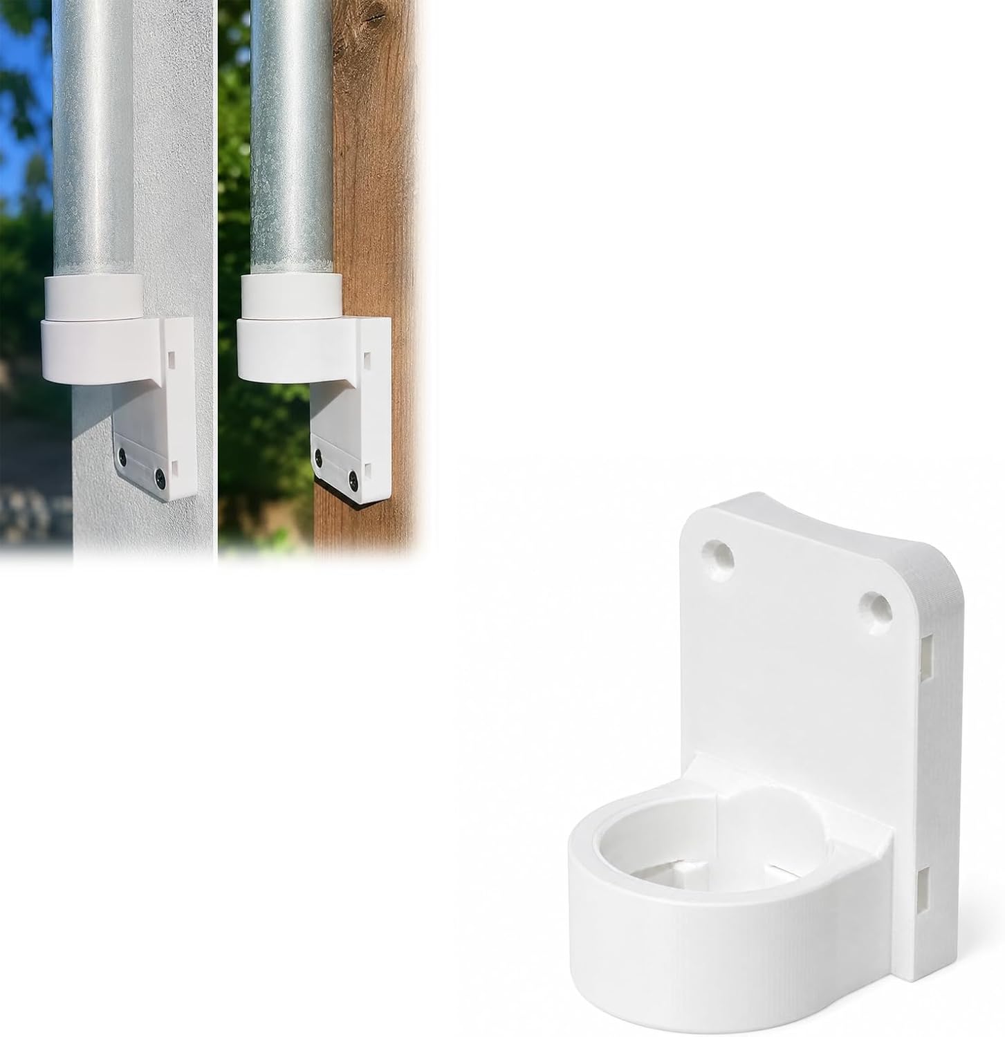 Robotic Lawn Mower Beacon Wall Mount Compatible with Ecovacs Goat G1/GX Beacon Bracket, Outdoor 3D Printed PETG-CF Beacon Holder