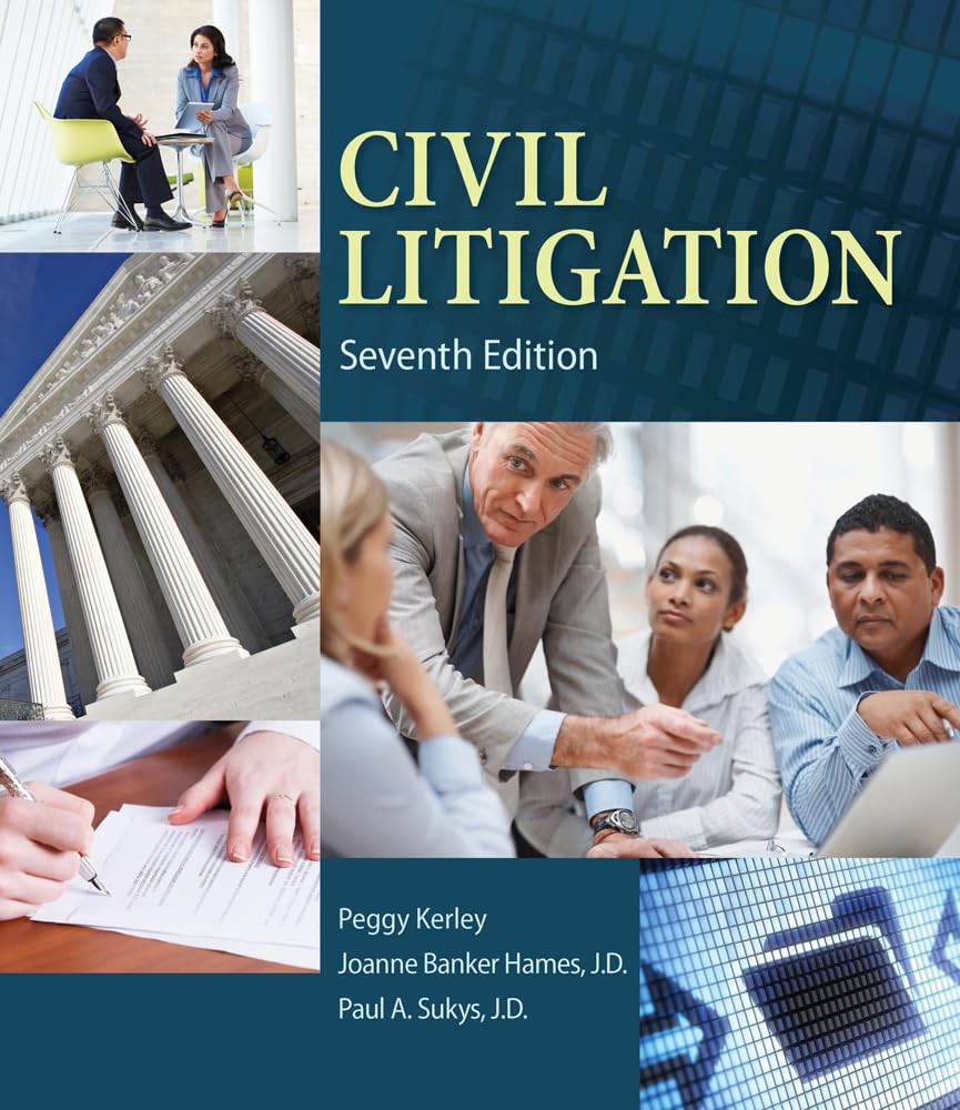 Civil Litigation, 7th Edition - Instructor Resources (Instructor's Manual + Test Bank (LMS Packages) + PowerPoint Presentations + Other Resources) - img