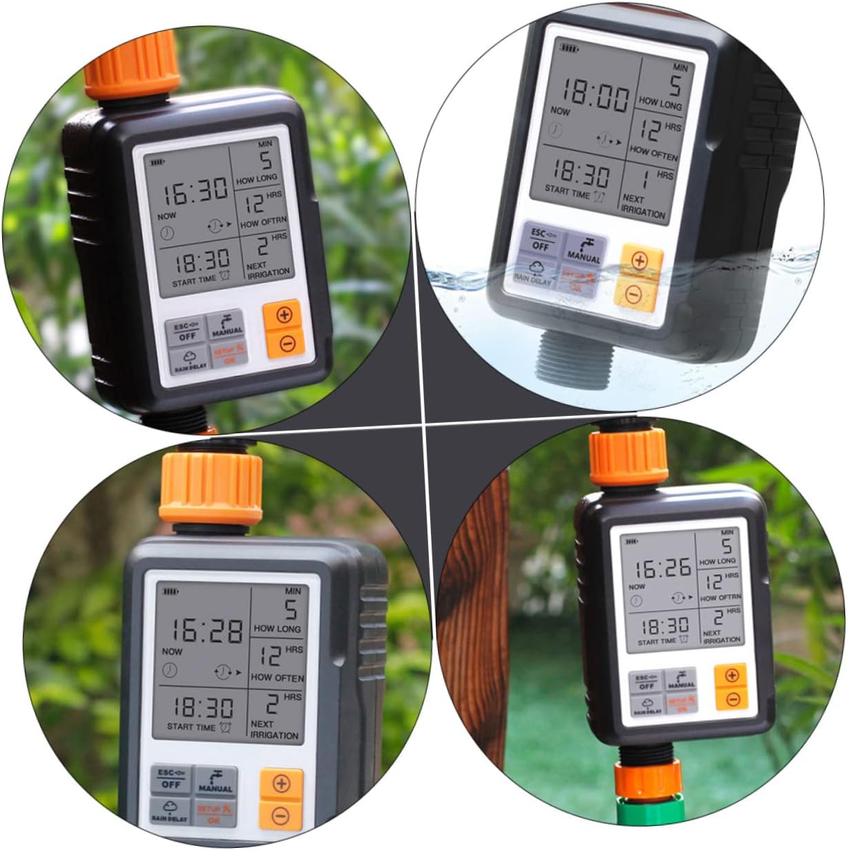 Automatic Flower Watering Timer Irrigation System for Lawn Pressure Endurance Thread Garden Sprinkler Controller