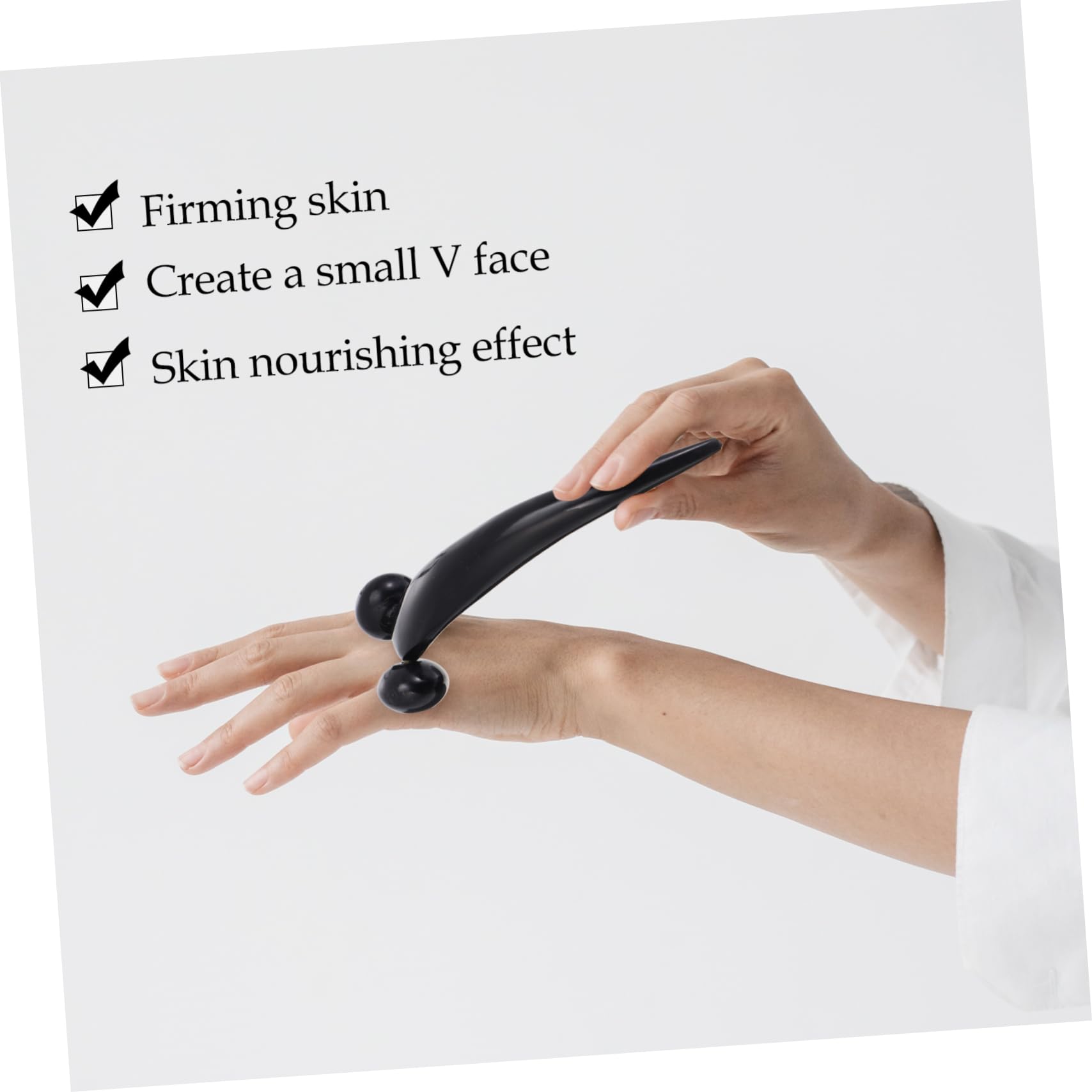 FOMIYES Horn Massager Roller Massager Manual Rolling Massager Horn Back Massager Body Care Massage Roller Handheld Massage Roller Beauty Massage Wheel Body Care Tool Manual Massage Wheel