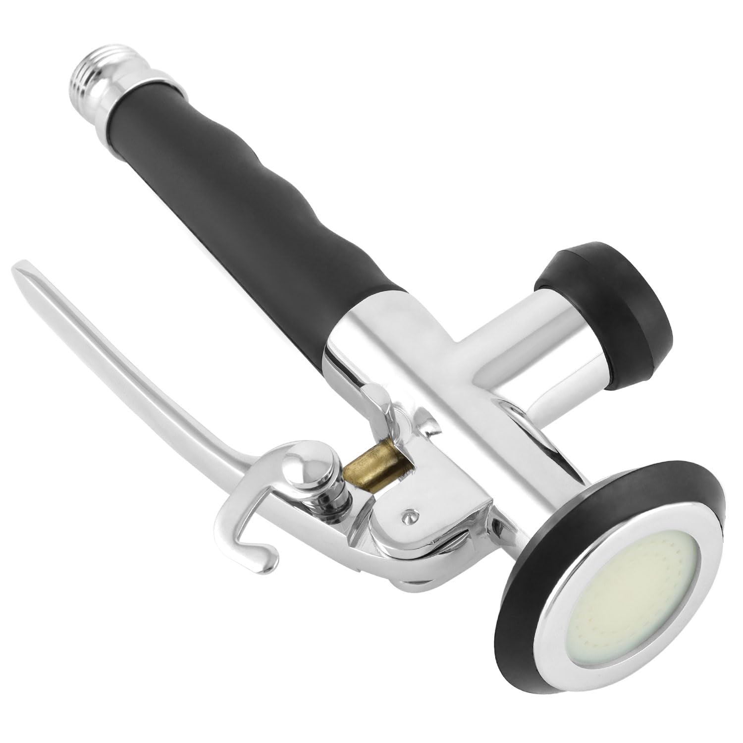 QWORK® Douchette évier cuisine en laiton, Douchette à main avec loquet de verrouillage, Raccord G 1/2