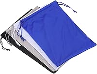 Vista 1 de PATIKIL Bolsa de gafas de esquí de microfibra para gafas de nieve, funda de almacenamiento, bolsa con cordón