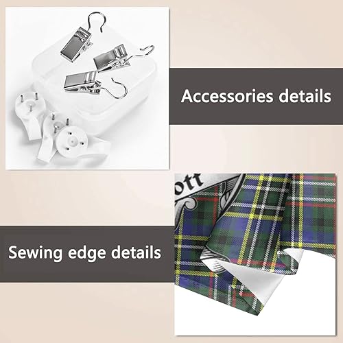 Miniatura 7 de Hei Bai.JZQ Scott Green - Tapiz para colgar en la pared, diseño moderno de clan tartán, póster para dormitorio, sala de estar, decoración del hogar,