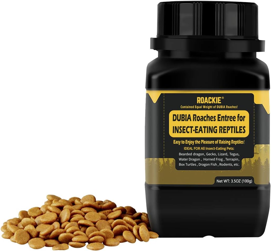 Dubia Roaches Entree Bearded Dragon Food, Leopard Gecko Food, Made from Dubia Roaches of Equal Weight