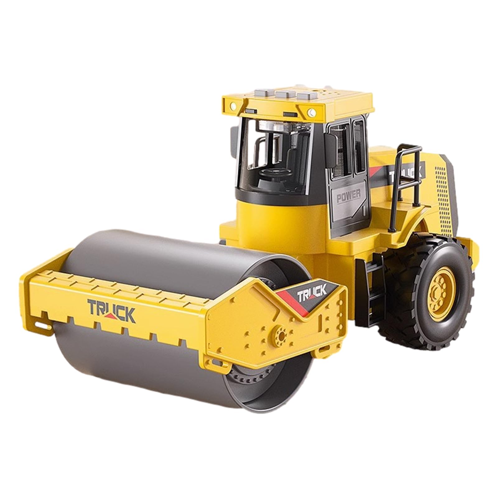 Enchxewy Road Roller Toy, small stam Heavy Duty Roller, Engineering Kids Road Roller, Road Roller Decoration Toy, Durable stam Roller, Multi Functional Construction Toys for Aged 5+ Boys and Girls