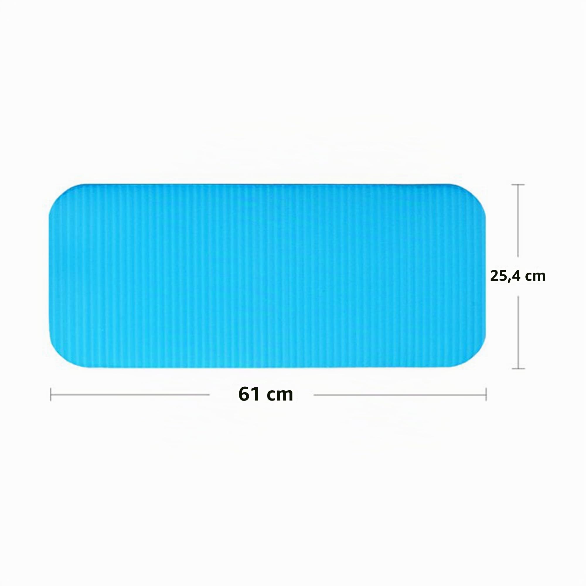 BalanceFrom GoYoga+ All-Purpose 1/2-Inch Extra Thick High Density Anti-Tear Exercise Yoga Mat and Knee Pad with Carrying Strap