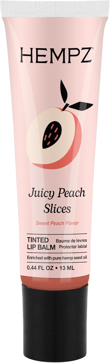 Hempz Juicy Peach Slices Tinted Lip Balm .44 fl.oz.