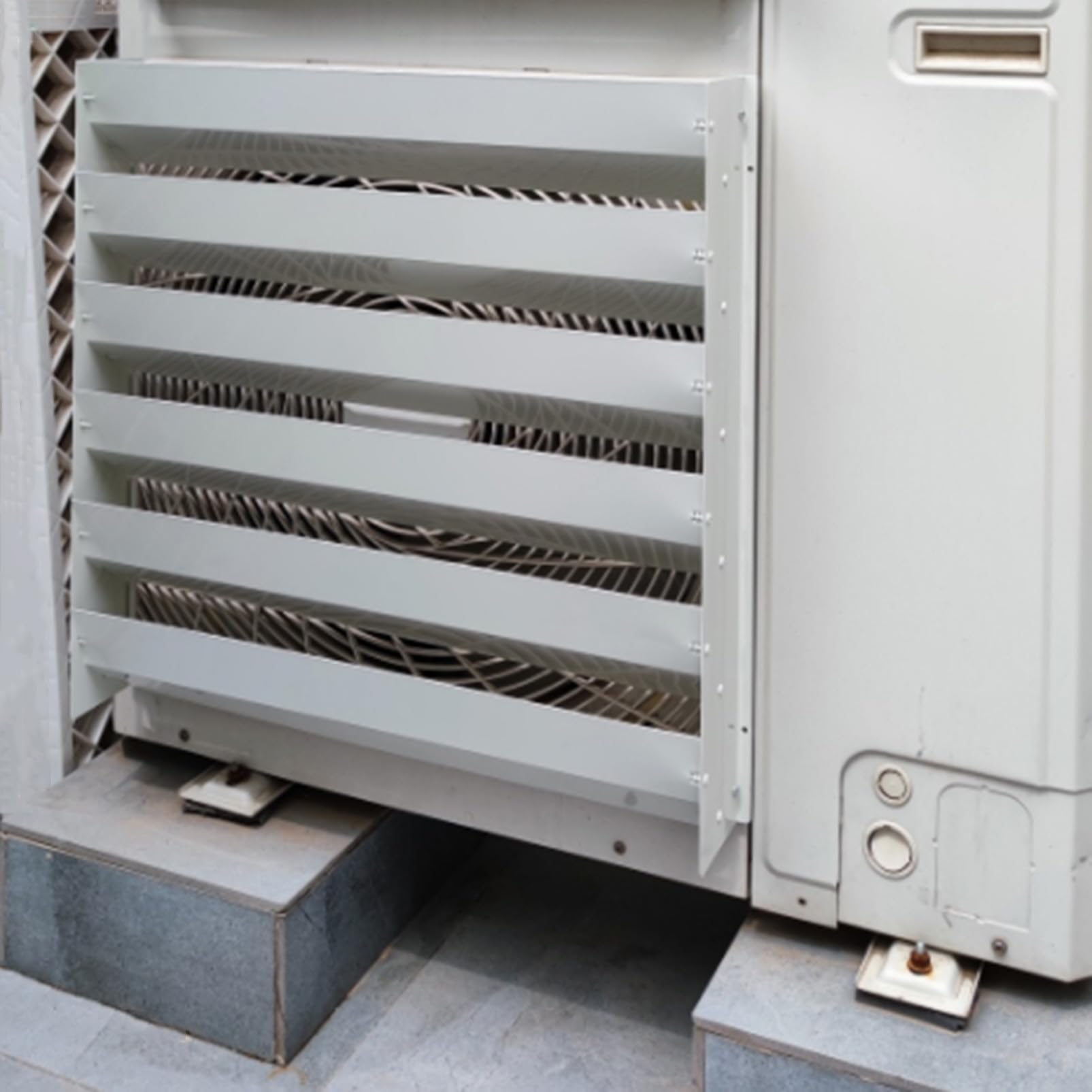Copertura Esterna per condizionatore d'Aria, deflettore per unità di condizionamento, griglia di Ventilazione, Protezione del condensatore per unità Esterne, Scudo Impermeabile per