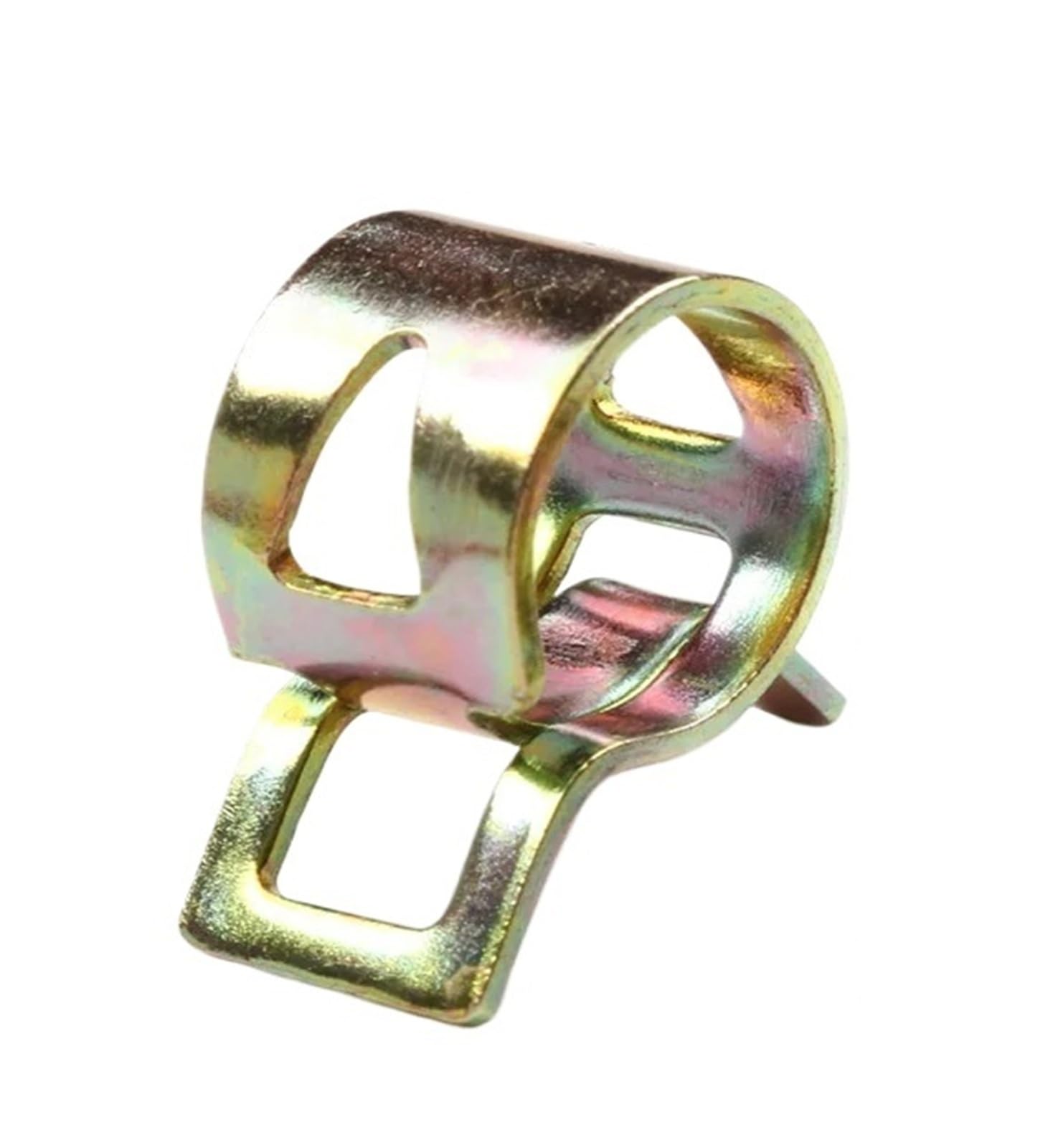 Rtgcx 100Pcs 6-17Mm 100/115Pcs Spring Hose Clamps 6-22Mm Zinc Plated Spring Clip Fuel Line Hose Water Pipe Air Tube Clamps Fastener Pipe Clamps