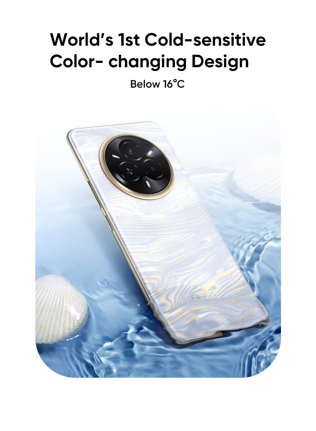 スマートフォン本体 Realme 14 Pro 5G 8GB + 256GB Pearl White Realme 14 Pro launched with Dimensity 7300 processor, IP69