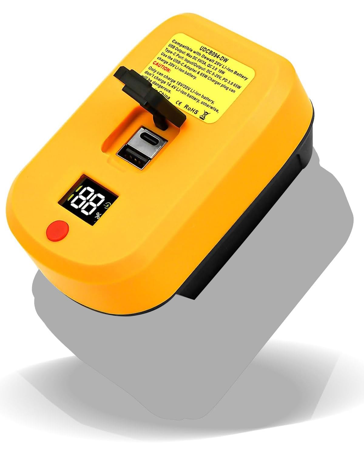 18V 20V 2-in-1 Lade adapter für Lithium batterien USB-Stromquelle Essential Powe