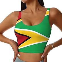 Women's Sports Bras Yoga Crop Gym Tank Tops U Back Exercise Workout Top Removable Pads Fitness Sleeveless Shirt