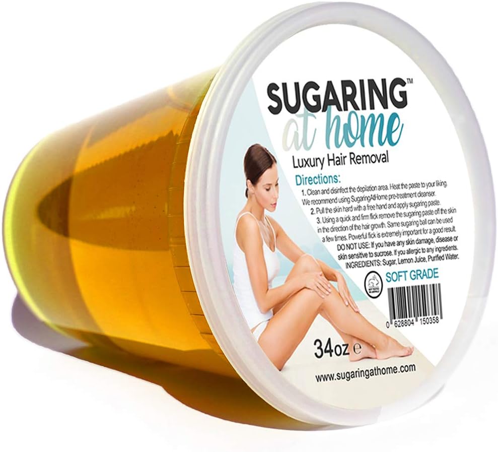 Sugaring for Strips, Bondage, Applicator Made for Legs, Back, Chest 34 Oz.