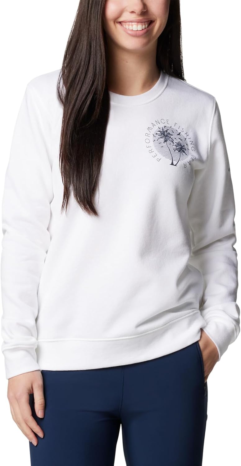 Columbia womens Pfg Graphic Sweatshirt Crew