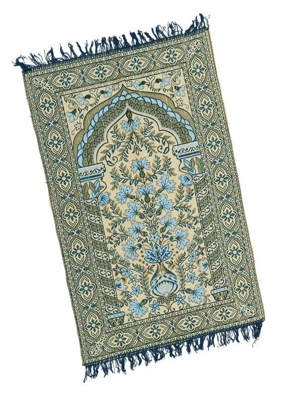 Buy ADIRNY Cotton Prayer Mat Musalla Janamaz for Namaz Muslim 44x28 ...