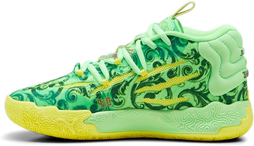 PUMA Kids Boys Mb.03 La France Basketball Sneakers Shoes - Green