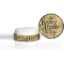 Sensuva Love & Luster Kissable Diamond Dust | with Puffer 2 oz Jar Candy Scent & Flavored Highlighter, Mica Powder, Body Shimmer Face Highlighter Powder, Illuminator Party & Festival Gold