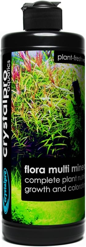 Fertilizante Líquido para Plantas de Aquário Crystalpro Flora Multi Minerals 500 mL