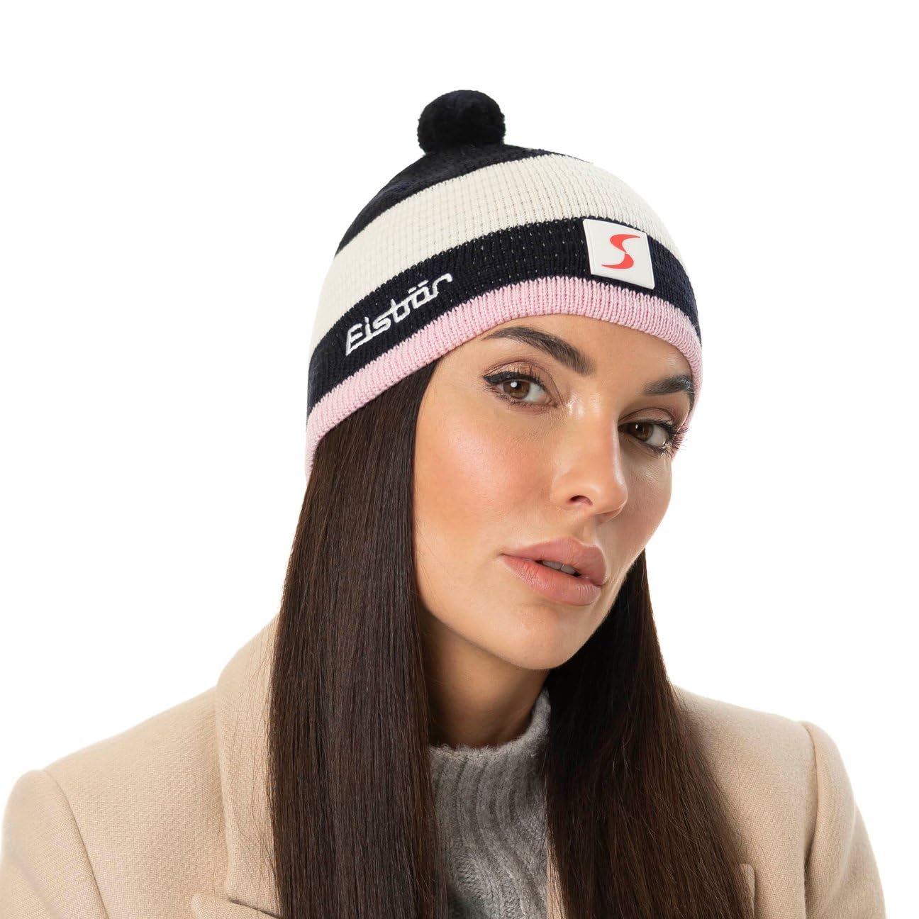 Eisbär Berretto Beanie Vin Active Merino SP Donna/Uomo - Made in Austria da Sci Lana Inverno Autunno/Inverno