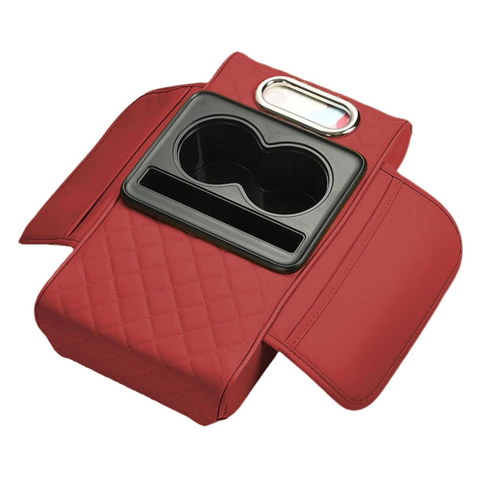LGXYLF Car Armrest Storage Box for Suzuki Grand Vitara (FT,GT) 1997-2005, 2-in-1 Car Armrest Pad Car Armrest Cushion,D