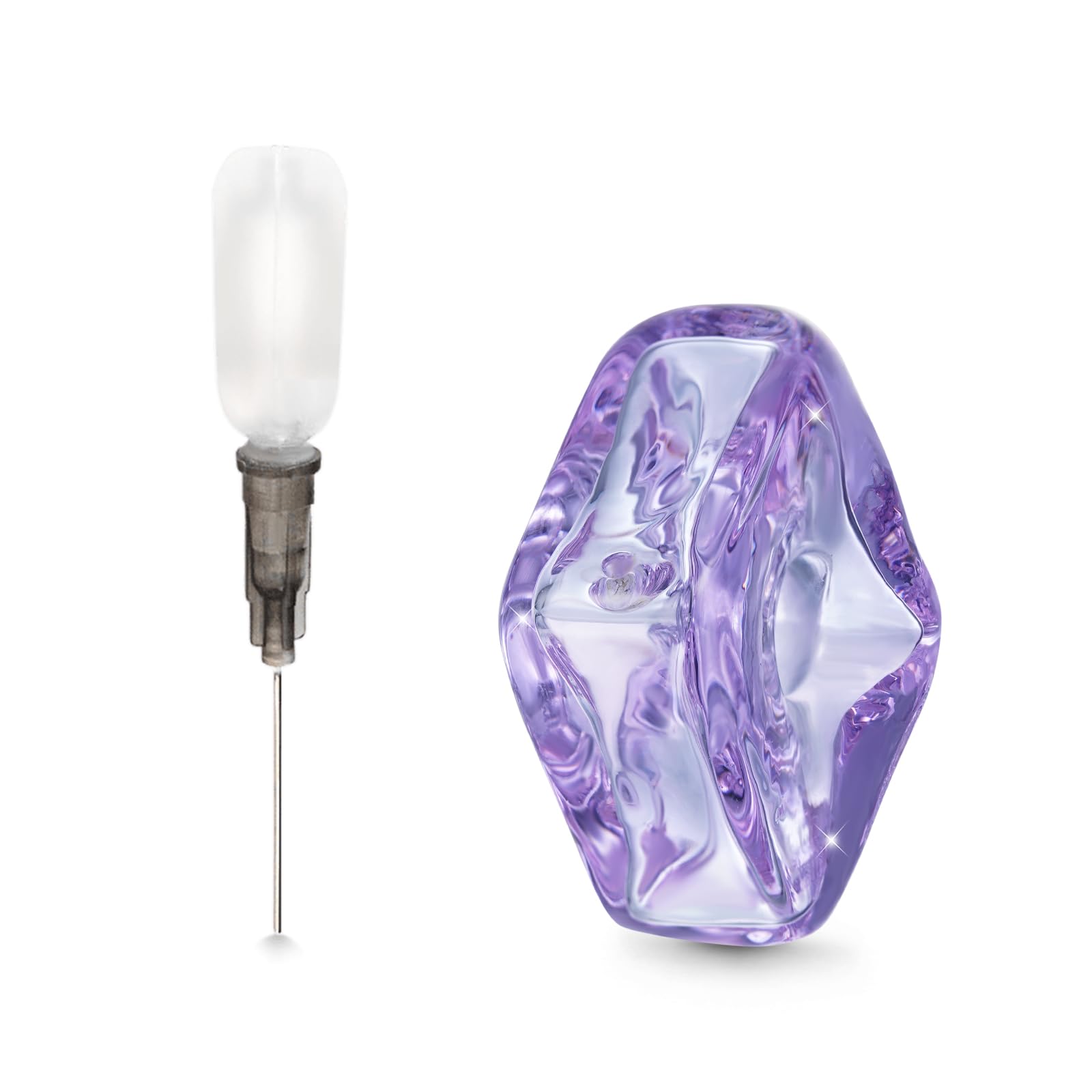 GNOCE Luce Viola oli Essenziali Profumo Diffusore Charm Quadrato, Charms di Vetro di Murano per Donne Ragazze Moglie Figlia, San Valentino, Regalo di Gioielli per la Festa Della Mamma