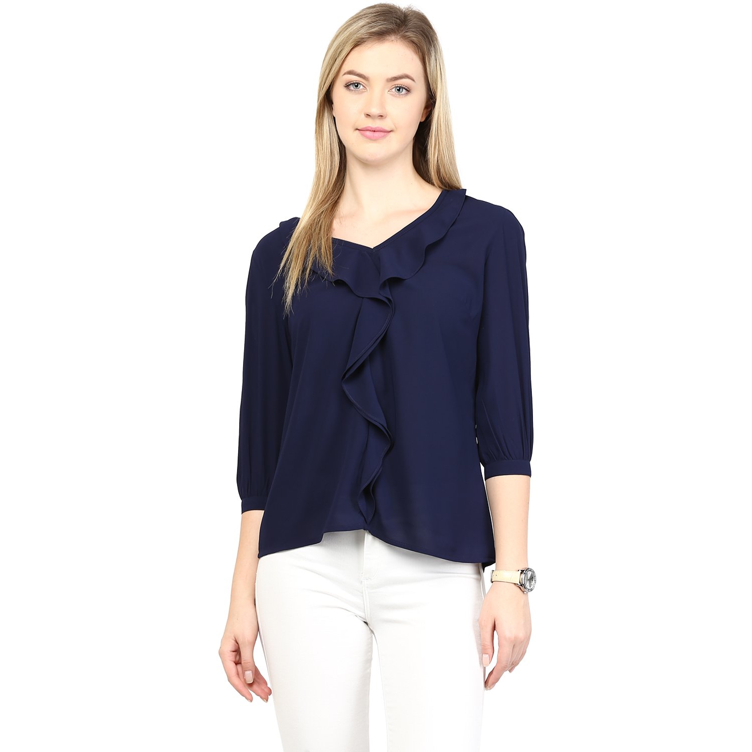 RAREWomen's Solid Regular Fit Blouse
