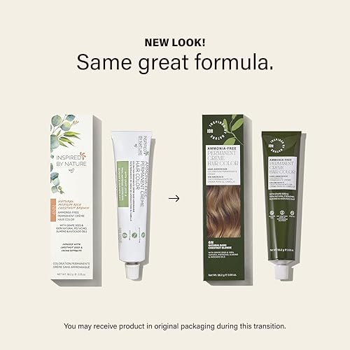 Miniatura 2 de ion Inspired By Nature - Tinte permanente para el cabello, rojo cereza medio 4IR, hecho de polímeros 100 % derivados naturalmente, libre de