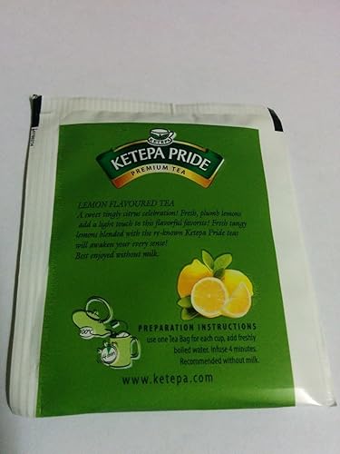 Miniatura 4 de Kenyan Ketepa Pride - Bolsas de té envueltas con sabor a limón, 25 sobres (Kenia)