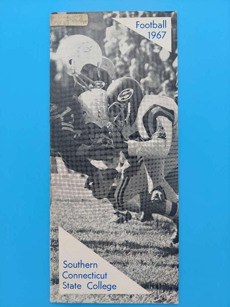 SOUTHERN CONNECTICUT STATE COLLEGE OWLS COLLEGE FOOTBALL MEDIA GUIDE 1967
