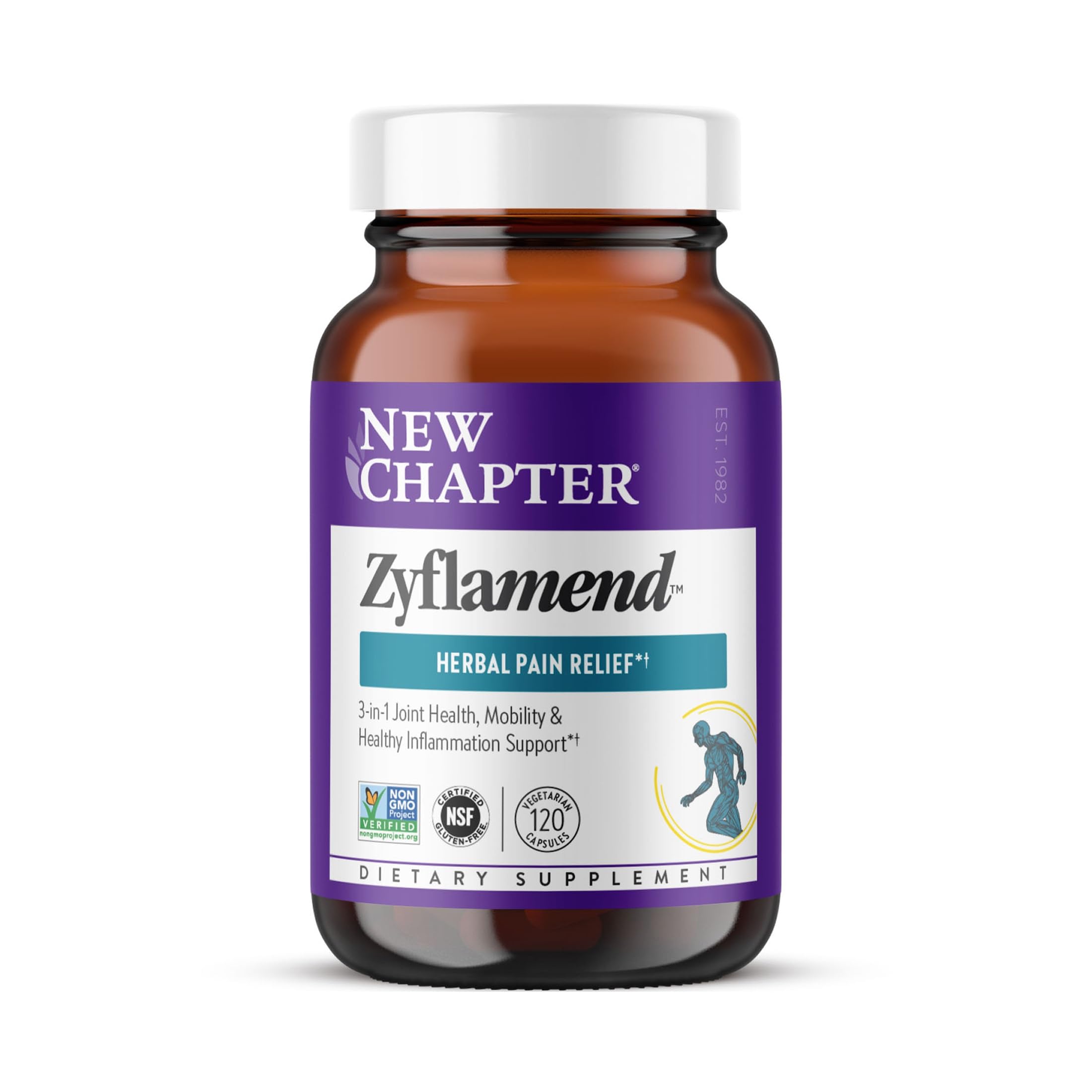 New Chapter Zyflamend Joint and Inflammation Supplement, 120 Capsules 120 Count (Pack of 1)