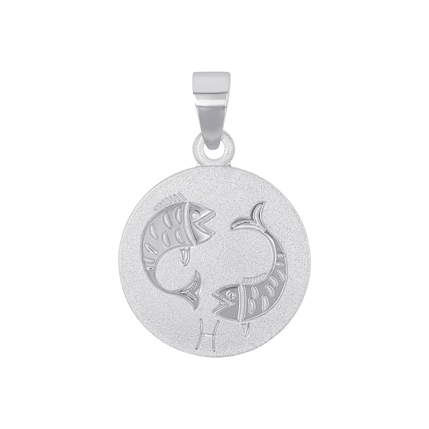Amor Sternzeichen-Anhänger aus 925 Sterling Silber für Damen und Herren, Unisex-Anhänger, Silber 925 rhodiniert, Geschenkidee für Frau und Freundin, Kommt in Schmuckbox
