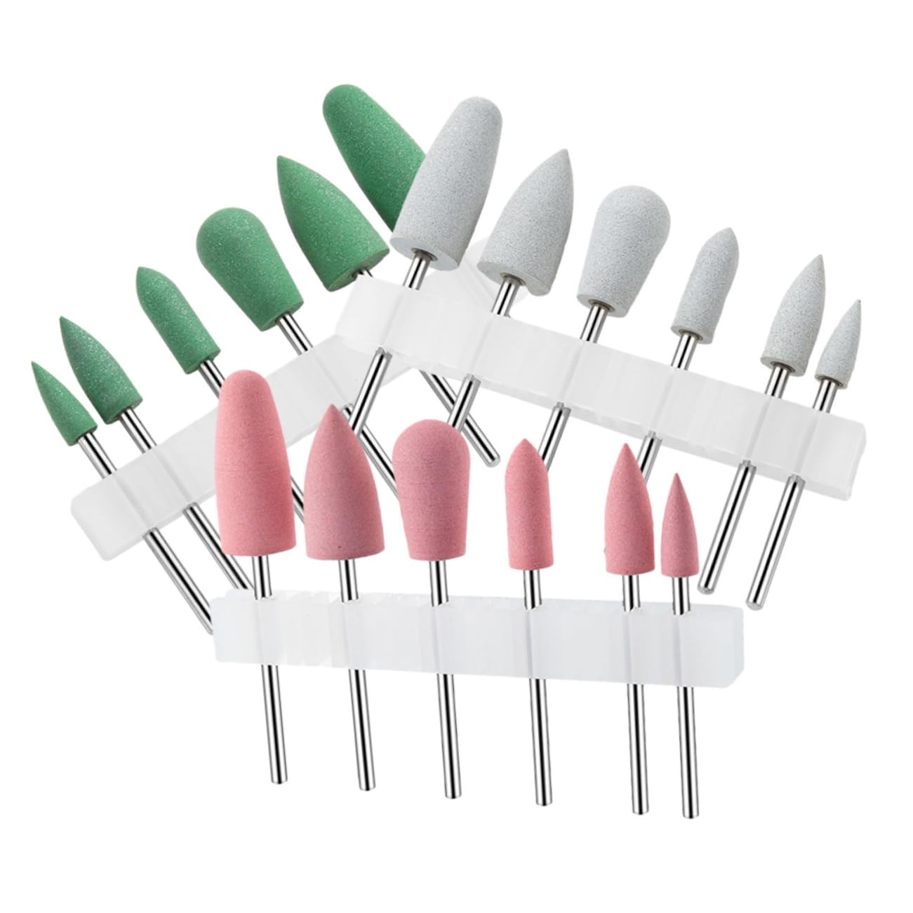 Healvian 72piezas Brocas De Para Manicura De Para Limpiar Cutículas y Pulir Uñas Profesional y Personal